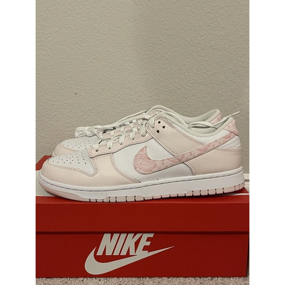 NEW Sz 10.5M / 12W Nike Dunk Low Pink Paisley Essential FD1449-100 FAST SHIP